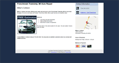 Desktop Screenshot of millerscollisionmonroe.com